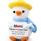 Mothers Day Birthday Gifts for Mom from Daughter Son Stocking Stuffers for Women I Duck Love You Mom Handmade Crochet Funny Cool Cute Small Duck